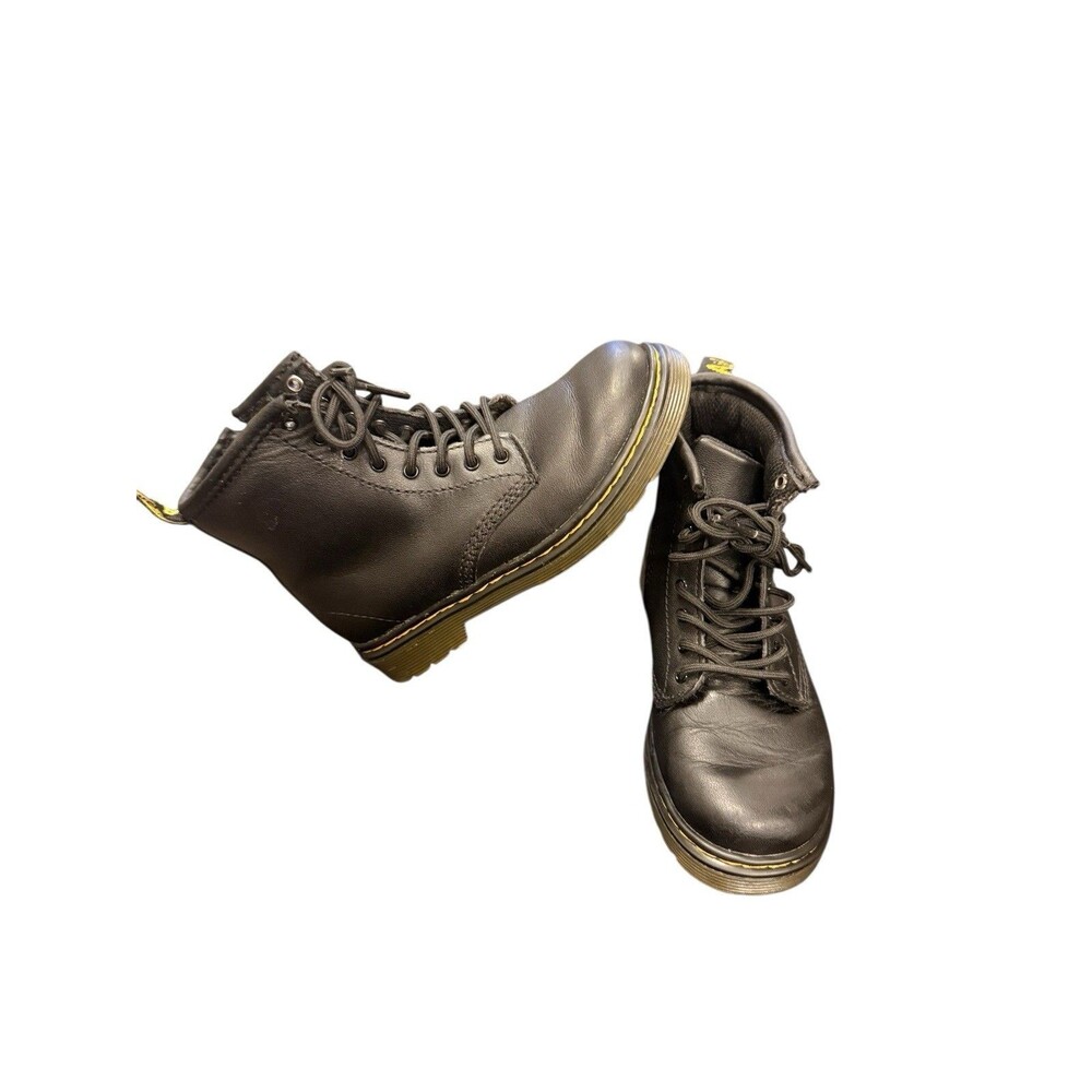 Dr. Doc Martens 1460 T Youth Kids Boots Black US Size 10 Softy T Side Zip